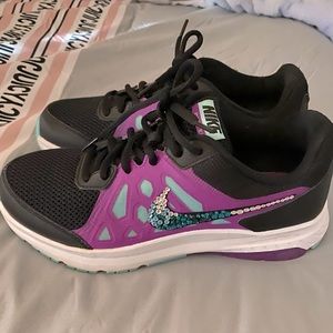 Nike rare sequin tennis shoes